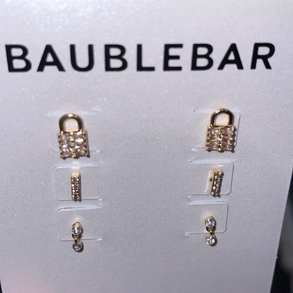 Baublebar lock stud set of 3 - Picture 2 of 4